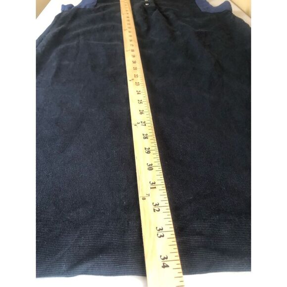 Lacoste black and blue silk sleeveless dress Size 42 - Picture 8 of 11